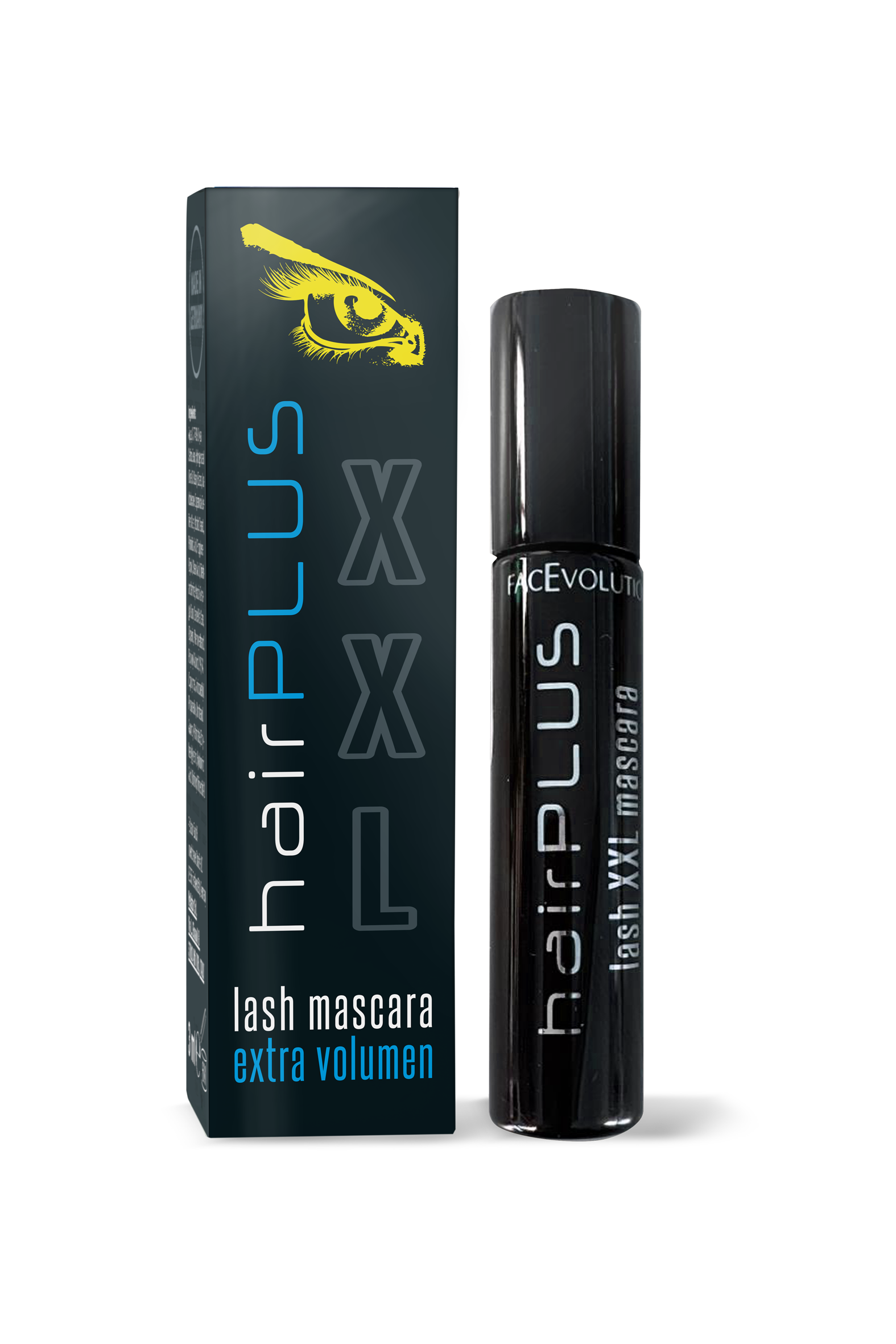 Facevolution Hairplus XXL Lash-Mascara extra Volumen 3 ml (mit Wachstumsunterstützung)