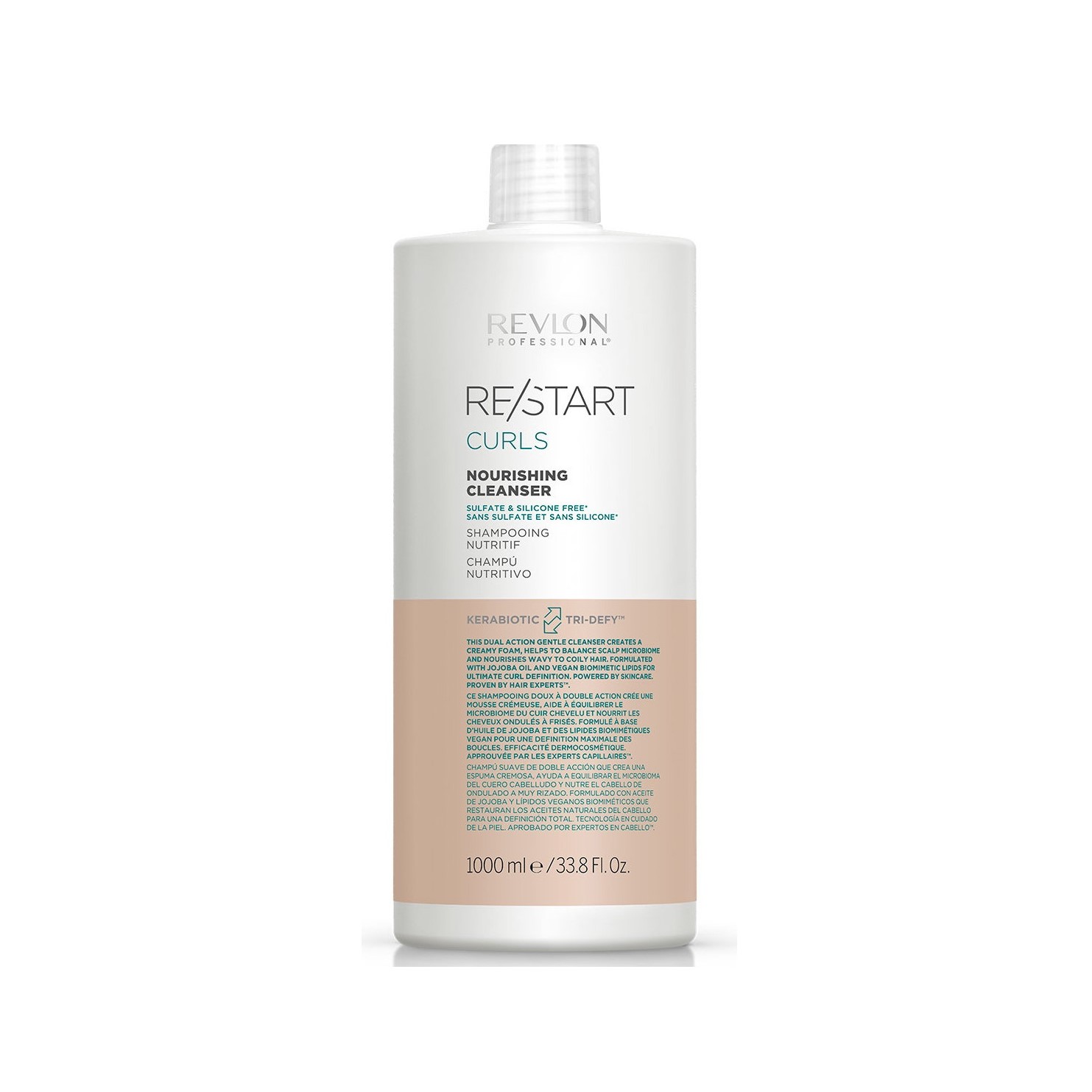 Revlon RESTART CURLS NOURISHING CLEANSER 1000ml