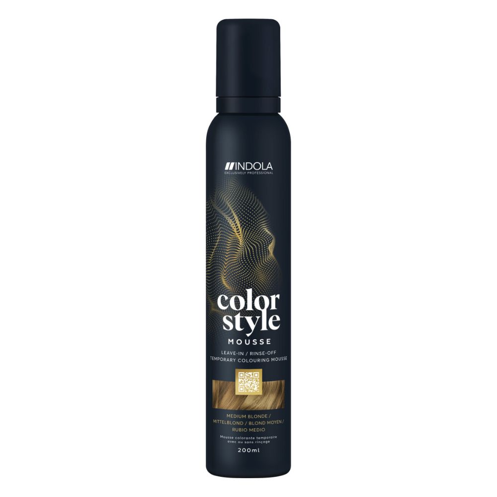 Indola Color Style Mousse Mittelblond 200ml
