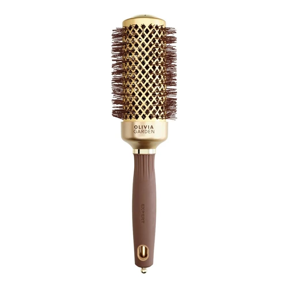 Olivia Garden Rundbürste Expert Blowout Shine 45 gewellte Borsten gold & braun