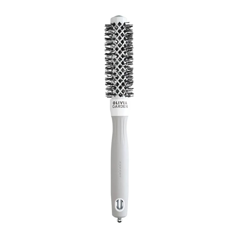 Olivia Garden Rundbürste Expert Blowout Shine 20 weiß & grau