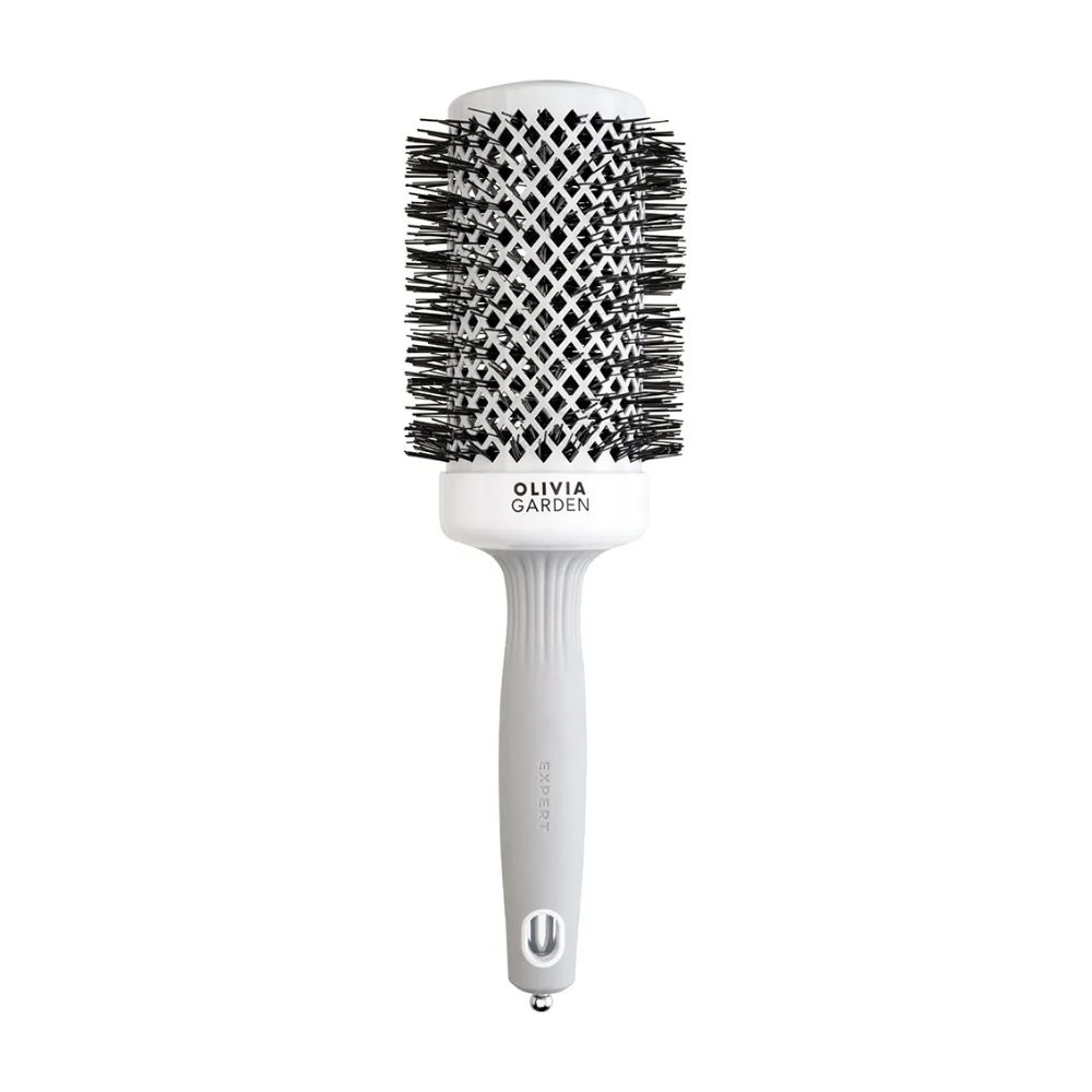 Olivia Garden Rundbürste Expert Blowout Shine 55 weiß & grau