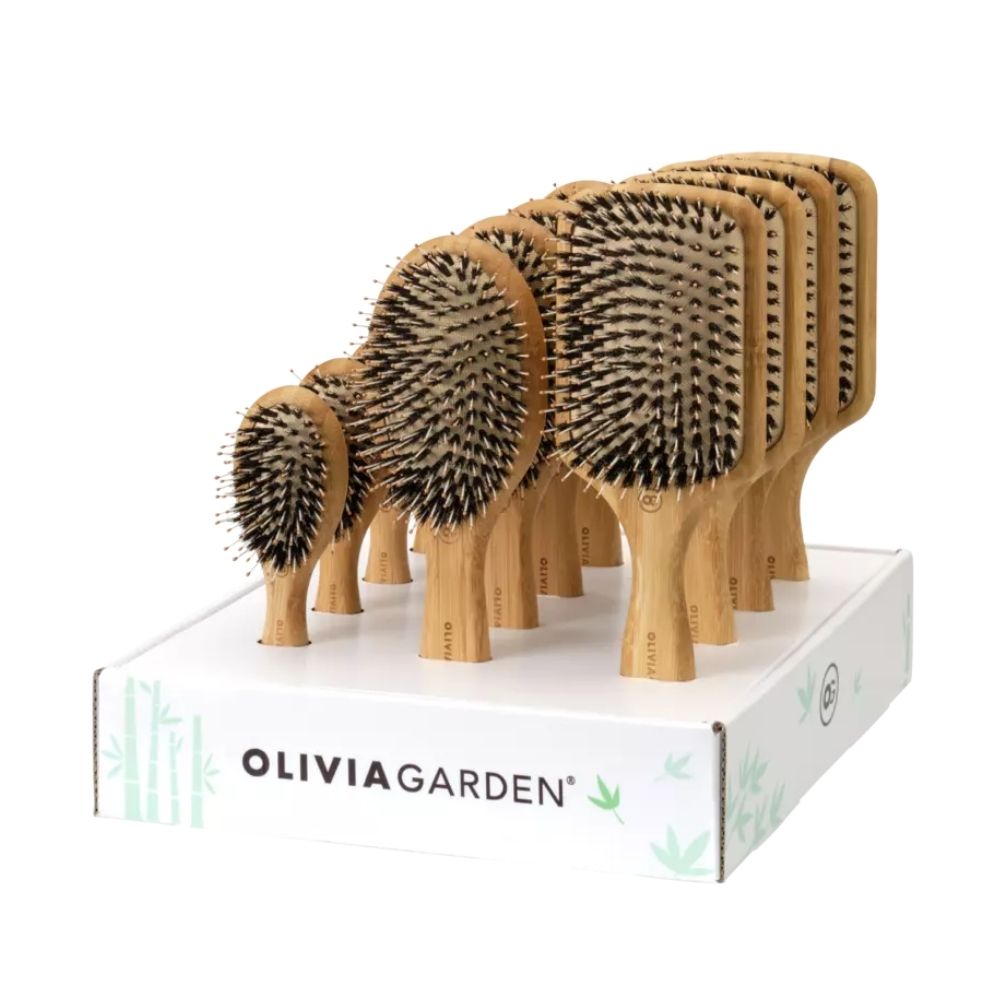 Olivia Garden Entwirrungsbürste Bamboo Touch Combo 12er Display