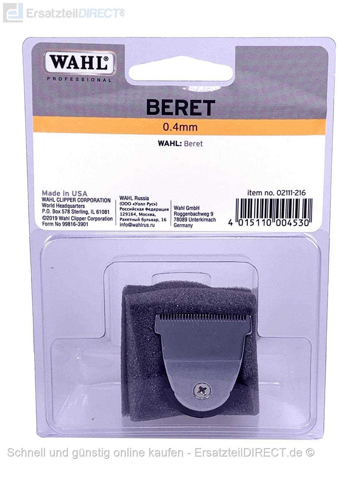 *Wahl Schneidesatz Beret
