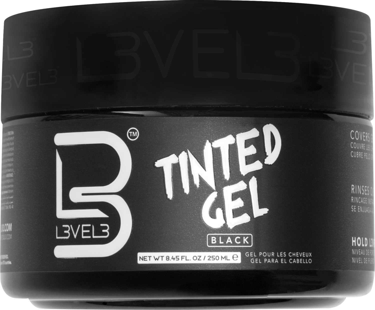 Level 3 Tinted Gel Black 250 ml