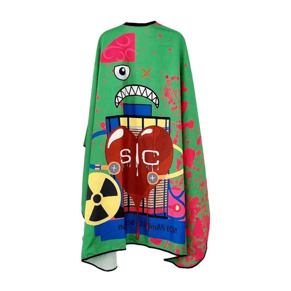 Stylecraft Haarschneideumhang Radioactive Green
