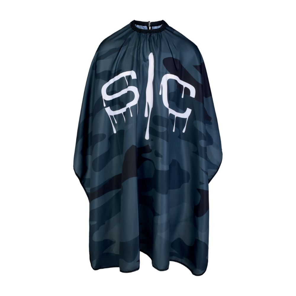 Stylecraft Haarschneideumhang Camouflage Black