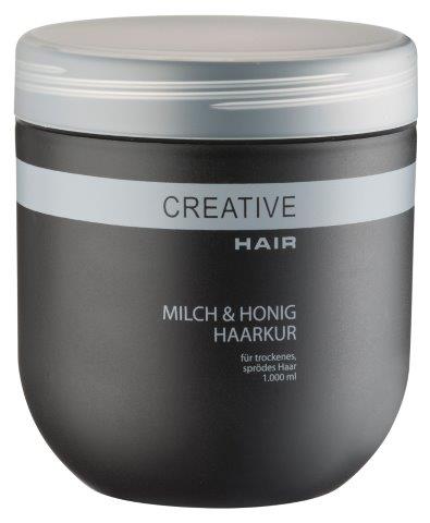 Creative Hair Milch & Honig Haarkur trockenes/sprödes Haar 1000 ml