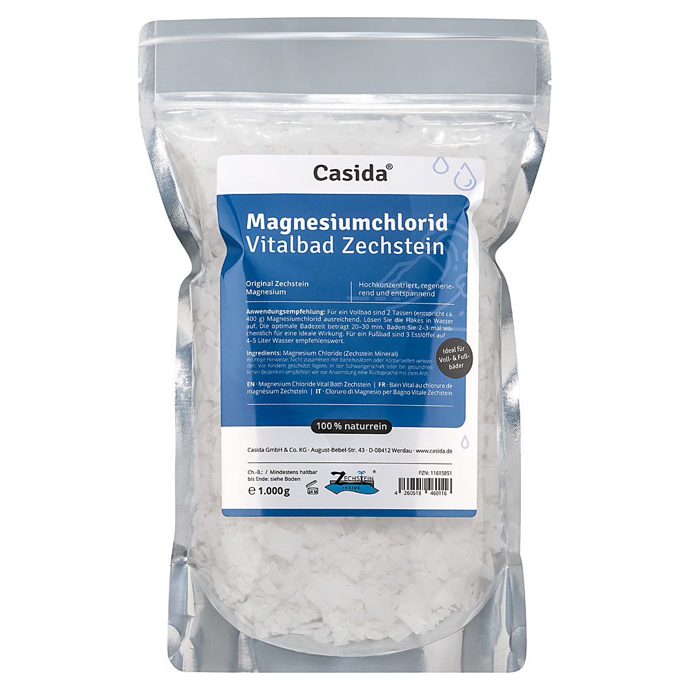 Casida Magnesiumchlorid Vitalbad Zechstein  1,0 kg