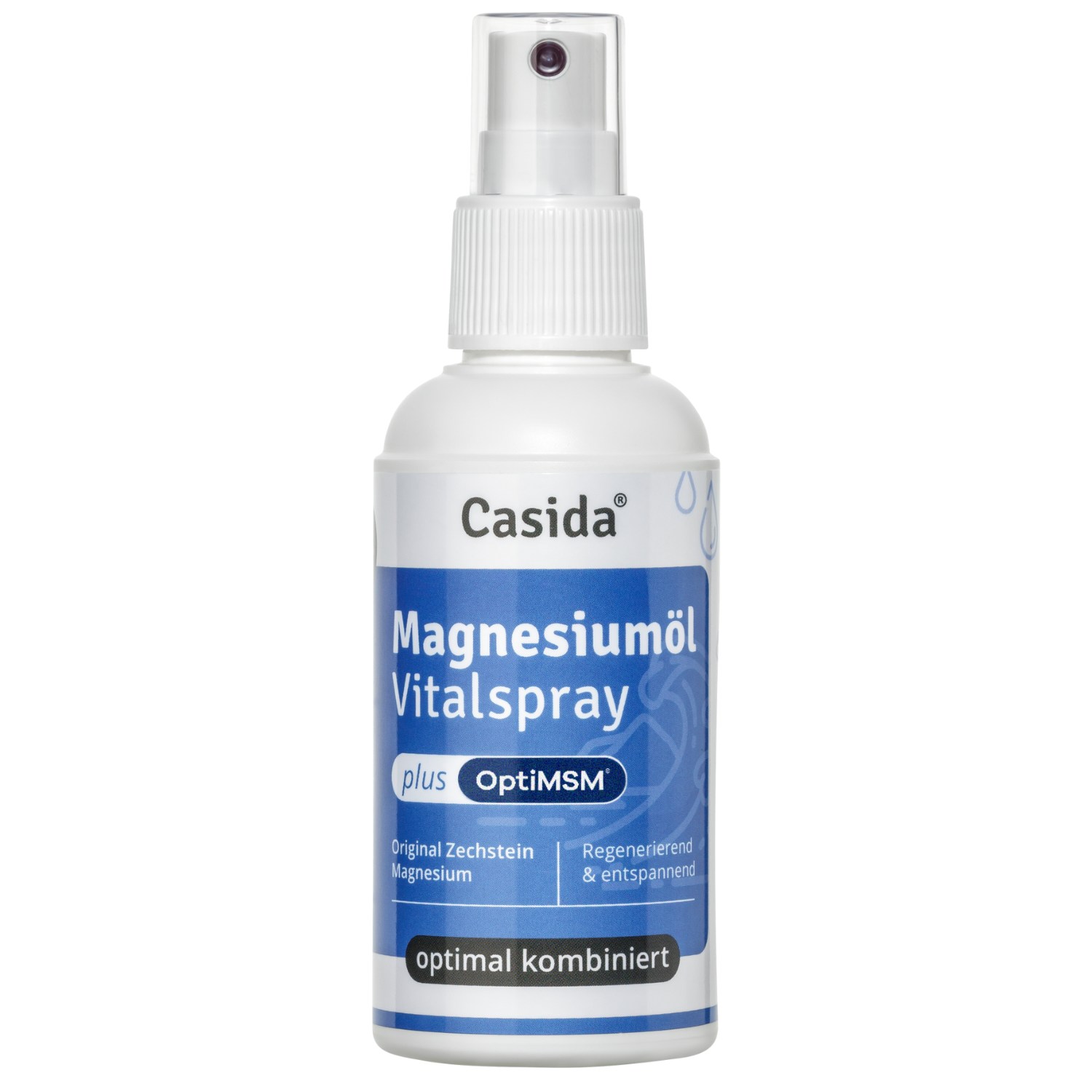 Casida Magnesiumöl Vitalspray + OptiMSM  100 ml