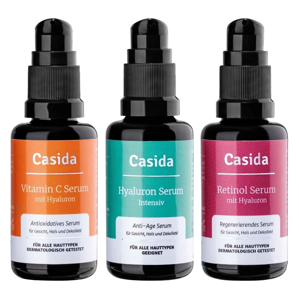 Anti-Aging Set: Retinol + Vitamin C + Hyaluron Serum 3x30 ml