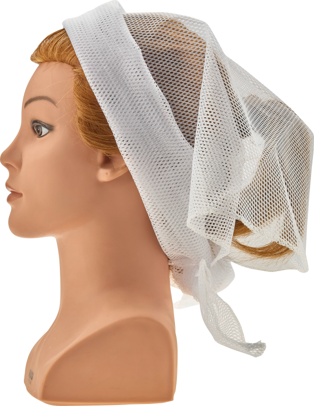 Frisurenschleier weiß