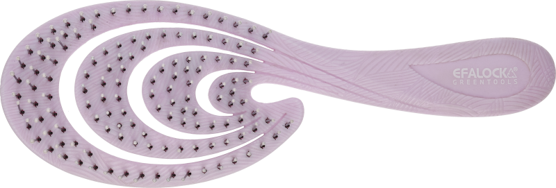 Efalock PASTELGREEN OCEAN BRUSHES Entwirrbürste RoseGREEN rosa