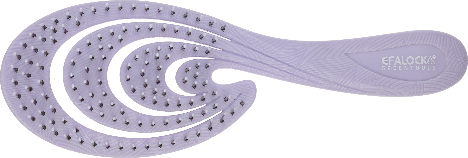 Efalock PASTELGREEN OCEAN BRUSHES Entwirrbürste PurpleGREEN lila