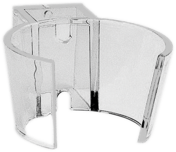 Efalock Wandföhnhalter transparent