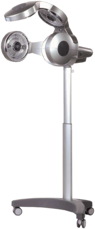 EXONDA  HAIRZON+S33 Infrarotstrahler Stativ-Version titanium-silber anthrazit