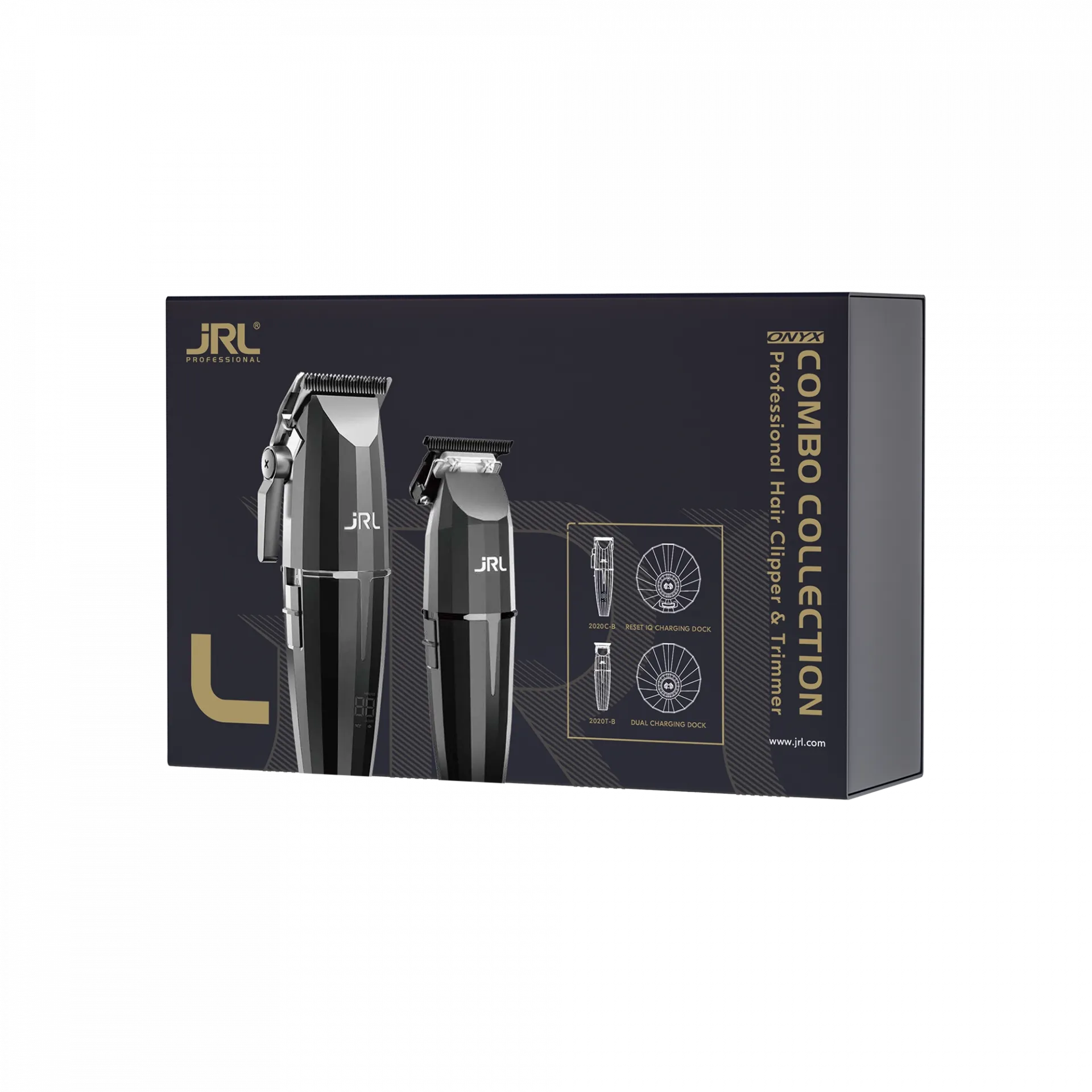 JRL ONYX COLLECTION COMBO KIT schwarz(ONYX Clipper & Trimmer)