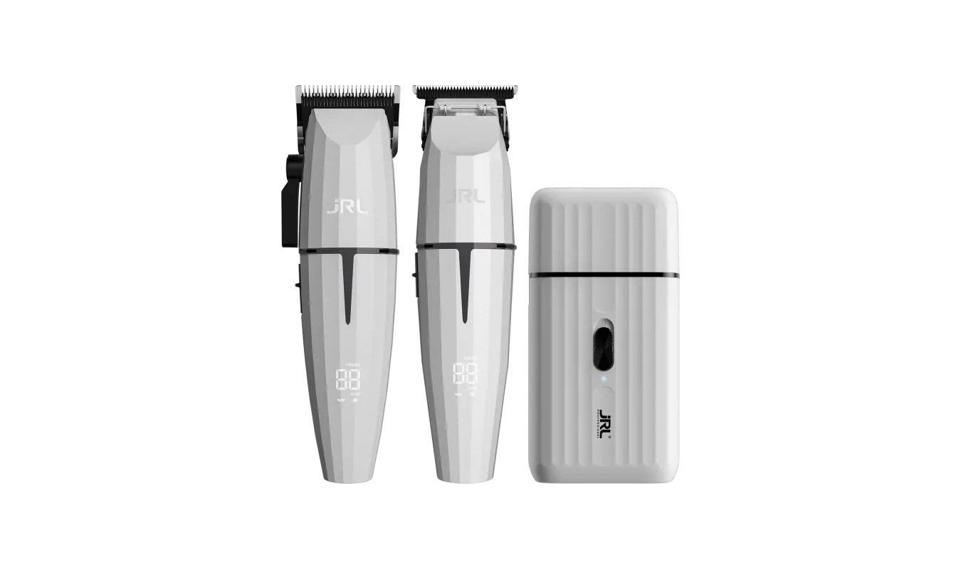 JRL WHITE GHOST COMBO KIT -2- (ONYX Clipper&Trimmer&Shaver)