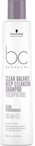 Schwarzkopf BC Clean Balance Deep Cleansing Shampoo 250ml