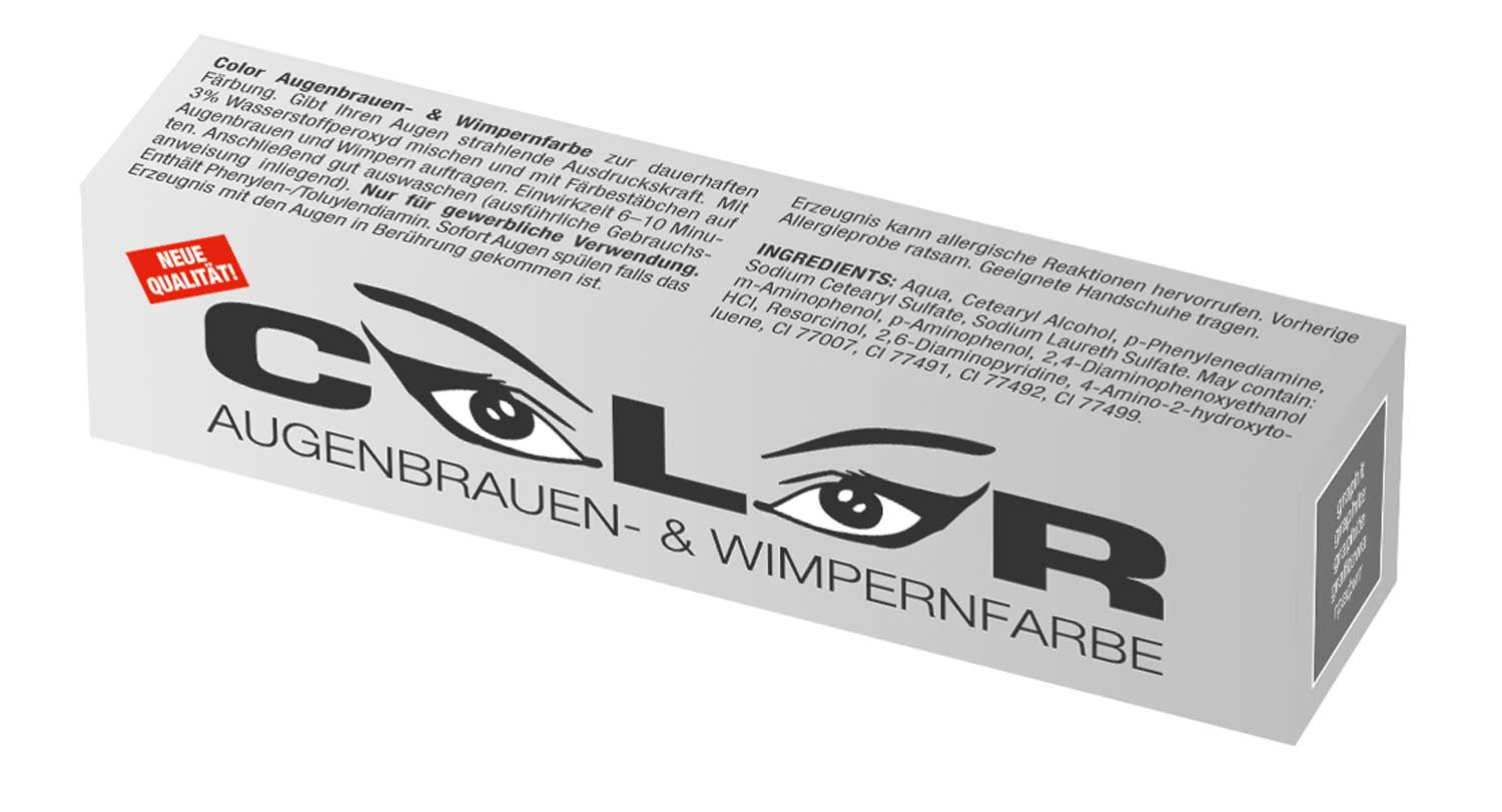 Comair Color Augenbrauen & Wimpernfarben graphit 15 ml