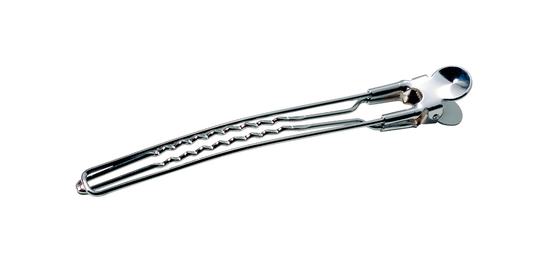 Comair Haarschneideklammer 10 Stück Karte 12,5cm chrom