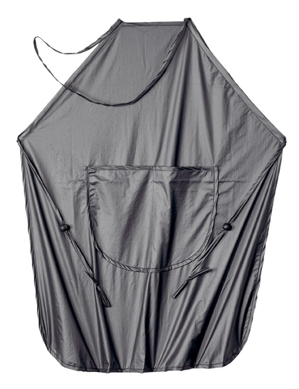 Comair Färbeschürze Chrom Nylon 86x66cm  anthrazit