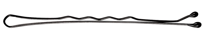 Comair Haarklemmen Pretty Fashion 24 Stück 48mm schwarz gewellt