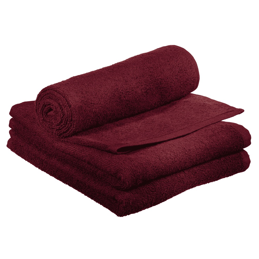 Comair 3er Kabinett Handtuch himbeere 50x90cm 100% Baumwolle