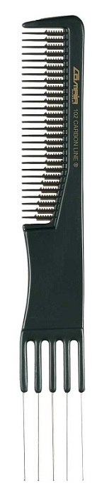 Comair Toupier-Gabelkamm 102 Carbon      Profi Line