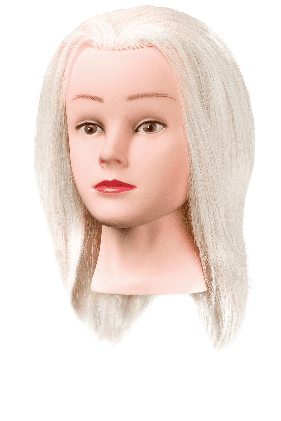 Comair Übungskopf Mary 25cm weißes Angora Ziegenhaar