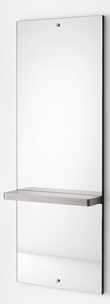 Xanitalia Friseur Bedienungsplatz Reflecto Wandpsiegel mit Ablagefläche