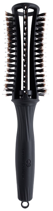 Olivia Garden Fingerbrush schwarz Rund Medium