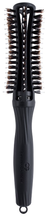 Olivia Garden Fingerbrush schwarz Rund small