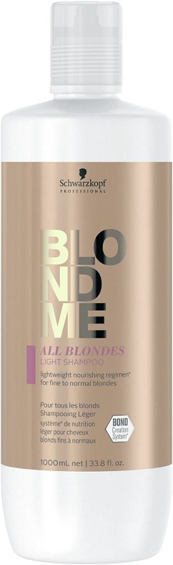 Schwarzkopf Blondme All Blondes Light Shampoo 1000 ml